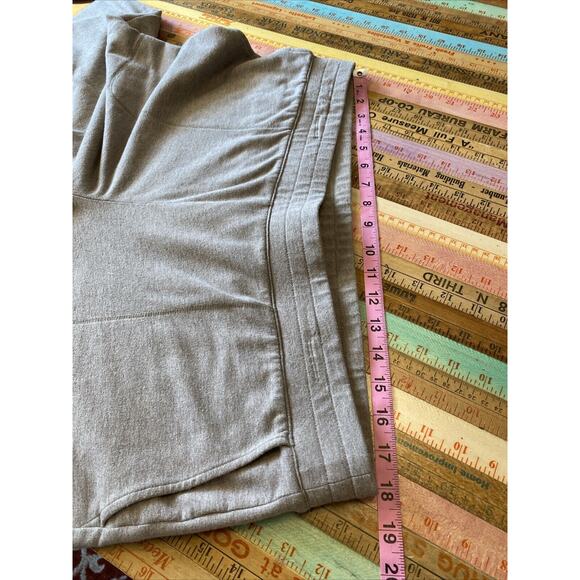 J Jill Pure Pants L Khaki Heathered Joggers Pocket Elastic Waist Comfort Cozy - Picture 5 of 10